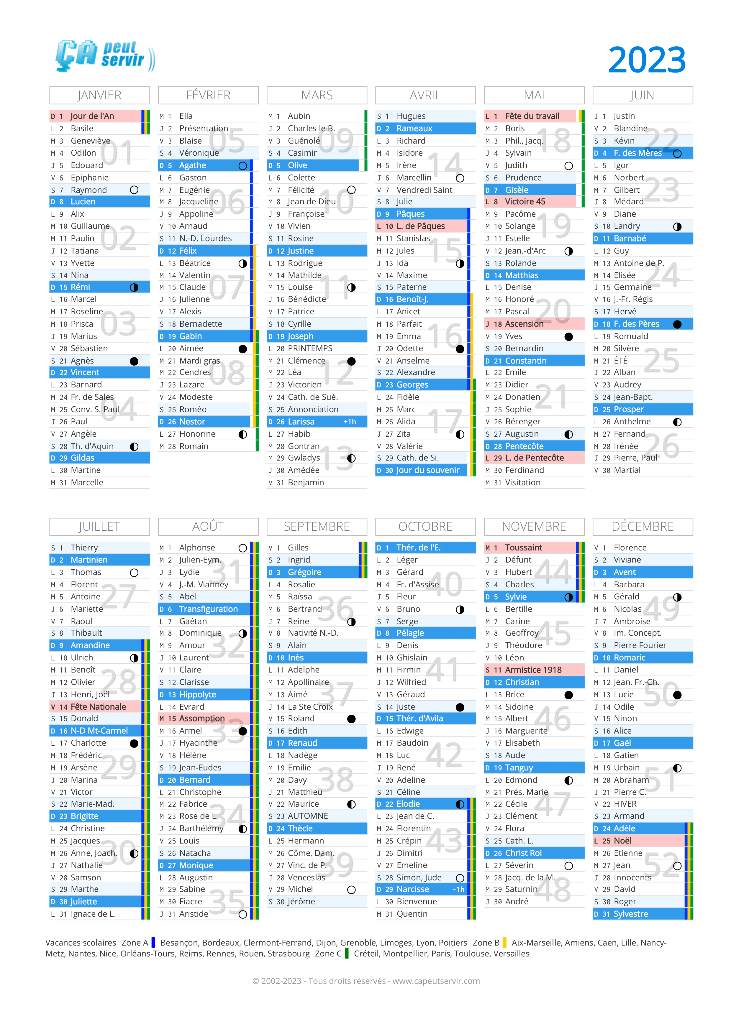 Calendrier 2022 2023 Numero Semaine Image Calendrier 2022